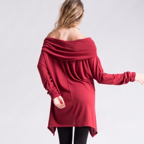 ✨Restock Off the Shoulder Tunic✨ - Picture 3 of 4